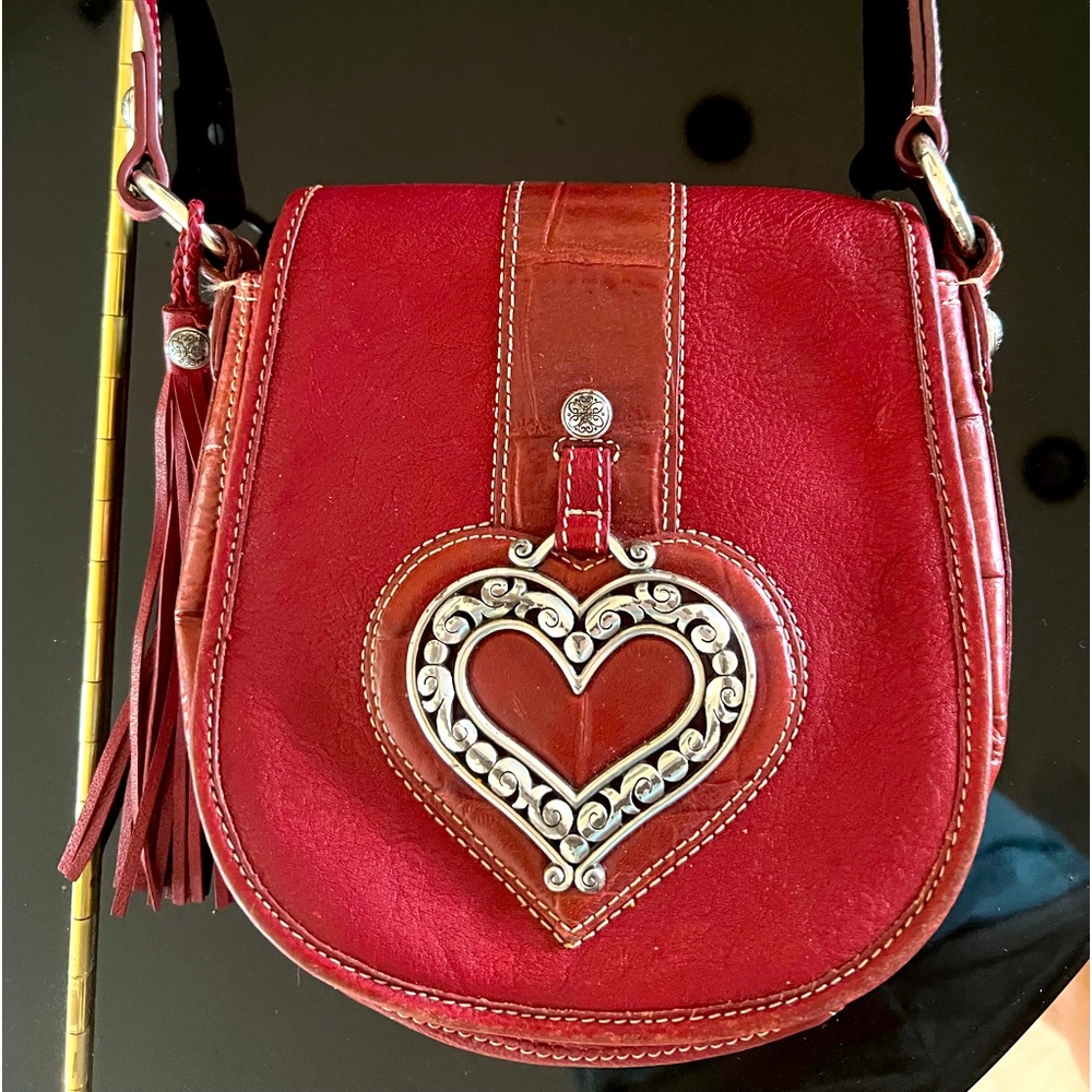 Brighton Vintage small Crossbody purse and matching wallet.